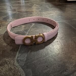 Salvatore Ferragamo Women’s Belt Pink Size Small (105cm)